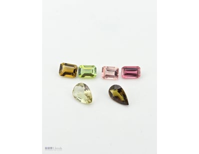 3.55CT NATURAL TOURMALINE (ELBAITE) PARCEL — MIXED...