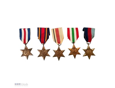 ORIGINAL WW2 MEDALS X 5 

Unnamed  As Issued Ori...