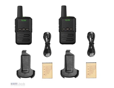 1 X Pair Handheld Walkie Talkie Radio’S 3+ Km Rang...