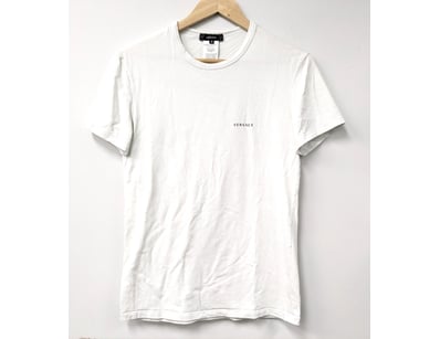 GIANNI VERSACE WHITE COTTON CREW NECK T-SHIRT SIZE...