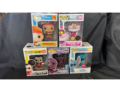 LOT OF 5 DISNEY FUNKO POP VINYL FIGURES

Item Si...