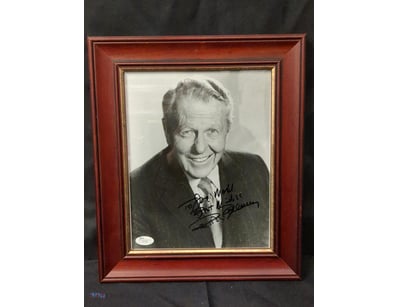AUTOGRAPHED PHOTOGRAPH OF RALPH BELLAMY.

Item Siz...