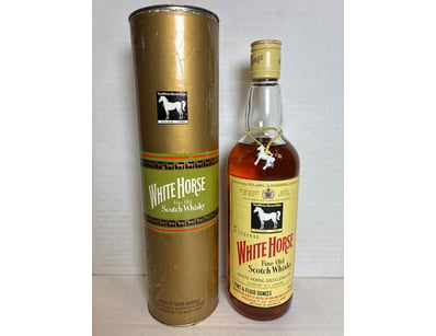 WHISKY, WHITE HORSE, FINE OLD SCOTCH WHISKY, NO: 7...