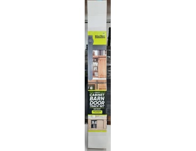 Rolltrax, complete cabinet barn door tracking set,...