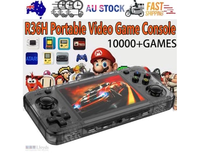 RRP $249. 10000+ Games R36H Portable Video Game Co...