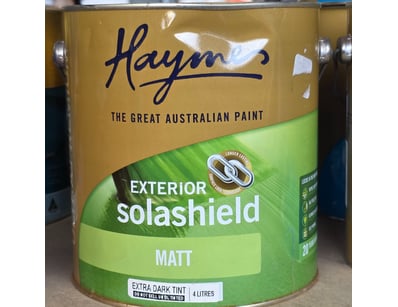 Haymes paint, exterior solashield, matt extra dark...