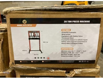FACTORY DIRECT ** Unused Landhonor, Shop press - A...