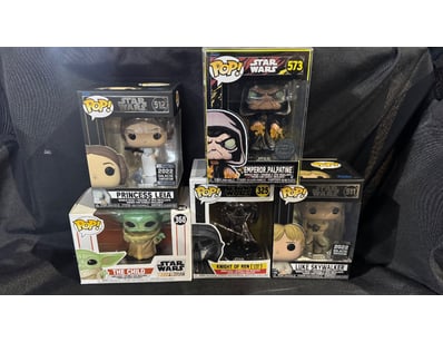 STAR WARS FUNKO POP COLLECTION - SIX FIGURES INCLU...
