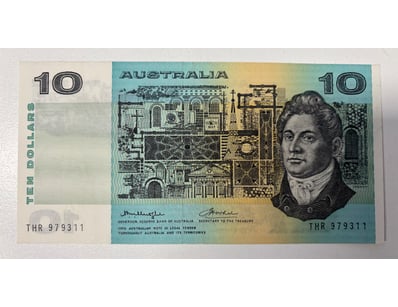 AUSTRALIAN $10 POLYMER BANKNOTE, R306A (EF)

CV:...