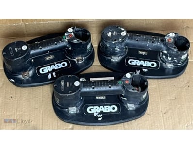 Grabo suction cup lifters. 3 x lifters. Skins only...