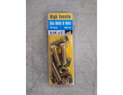 Pinnacle, Hex Nuts & Bolts, High Tensile, UNC Thre...