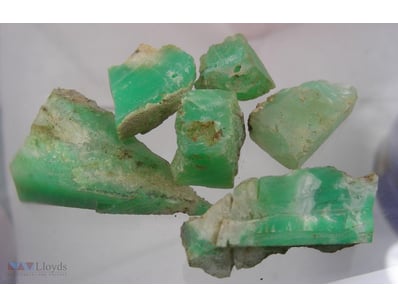 33GRAMS AUSTRALIAN GREEN ROUGH CHRYSOPRASE        ...