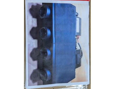 Universal 4 Hole 5cm Auto AC Evaporator Assembly U...