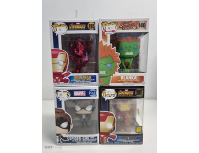 FUNKO POP! MARVEL & STREET FIGHTER VINYL FIGURE CO...