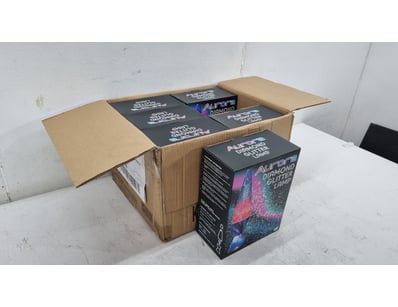 Bulk lot of Aurora Diamond Glitter Lamps featuring...