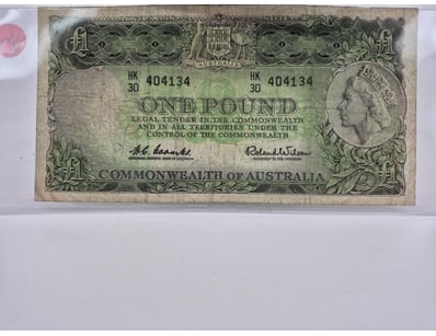 UNRESERVED Banknotes & Coins (A986) - Lot 1806