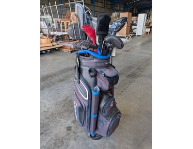Golf set featuring Taylormade and Callaway clubs w...
