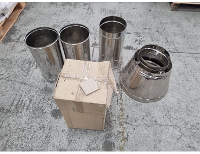 ducting components, stainless steel, including, fl...