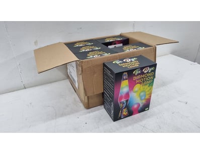 Bulk lot of Tie Dye Diamond Motion Lava Lamps. Thi...