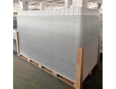 Hydroponic drip / flood trays. ABS white plastic  ...