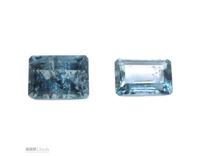 1.99CT TSW X 2, NATURAL BERYL AQUAMARINES     

Em...