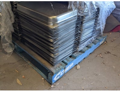 Bulk lot of commercial-grade stainless steel gastr...