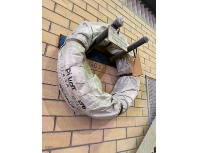Coil of galvanised steel wire, Grade 304, Size 3.1...