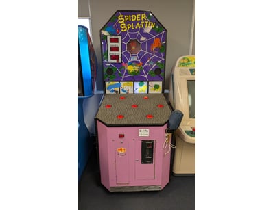 Classic arcade redemption game "Spider Splattin'" ...