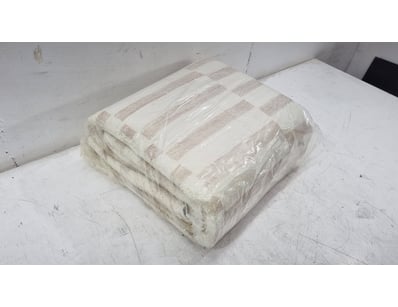 Fairy Floss striped throw blanket, Design Fairy 01...