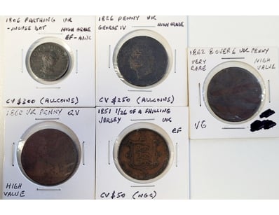 Banknotes & Coins (A982) - Lot 3528