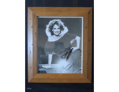 SIGNED BLACK AND WHITE PORTRAIT PHOTOGRAPH OF SHEL...