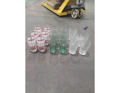 Assorted Coca-Cola collectable glasses

