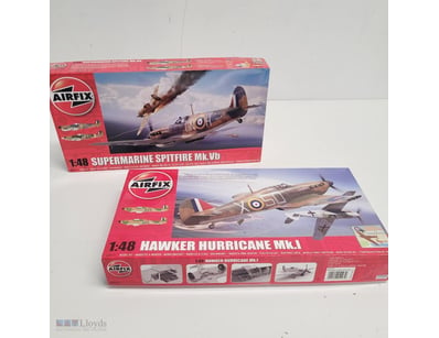 AIRFIX SUPERMARINE SPITFIRE MK.VB AND HAWKER HURRI...