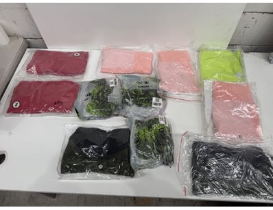 Bulk lot of women's activewear and swimwear compri...