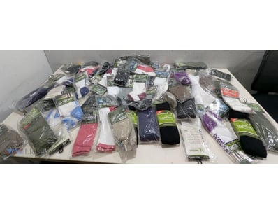 Bulk lot of bamboo fibre socks in various styles a...