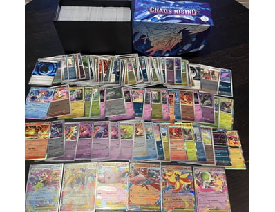 ASSORTED BULK POKEMON CARDS INCLUDING HOLOS, MEGA ...