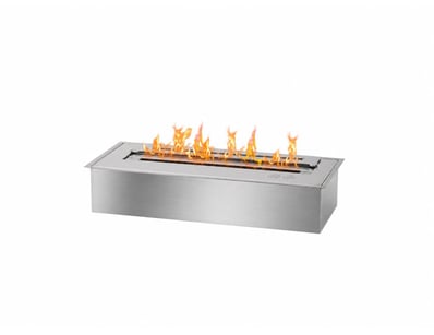 Bioethanol Burner – The Bio Flame 16" Stainless St...