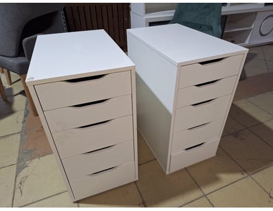 X2 Chest Of Drawers, Timber Style, White Finish 
...