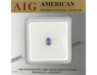 0.98CT CERTIFIED, NATURAL TANZANITE     

Oval Cut...