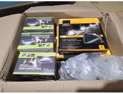 Various Deck Lights & Solar Motion Lights

SOLD AS...