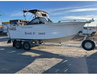 2003 Quintrex Freedom Sport Boat White On a Traile...