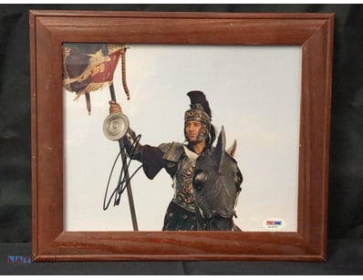 THIS IS A FRAMED, AUTOGRAPHED PHOTO OF CLIVE OWEN ...