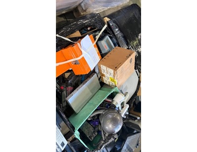 Assorted pallet including varies parts of vacuums,...