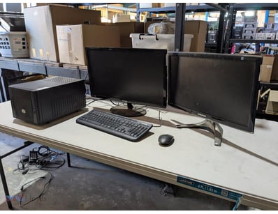 Cooler Master Desktop Computer with Screen