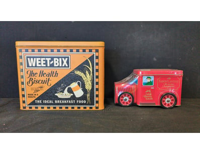 WEET-BIX THE HEALTH BISCUIT TIN AND FABER CASTELL ...