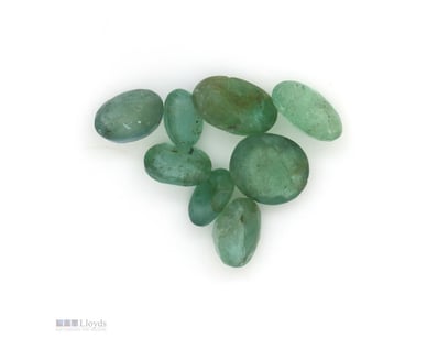 8.20CT TSW X 8, NATURAL EMERALDS     

Oval Cut, M...