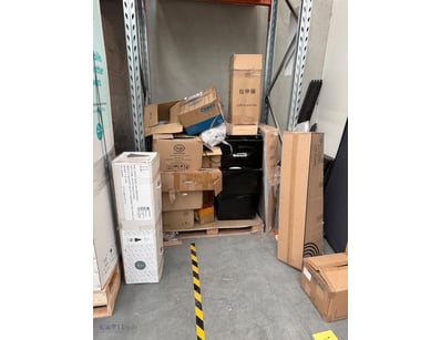 Substantial lot of electrical and hardware supplie...