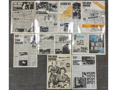 THE WAR PAPERS - WWII NEWSPAPER SUPPLEMENTS 

Co...