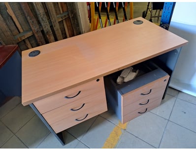 Office Desk, Timber Style, Natural Finish 

Dime...