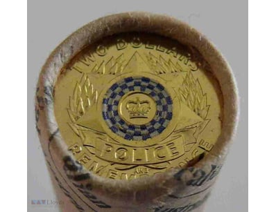 2019 POLICE REMEMBRANCE DAY (T/T) $2 COLOUR COIN R...